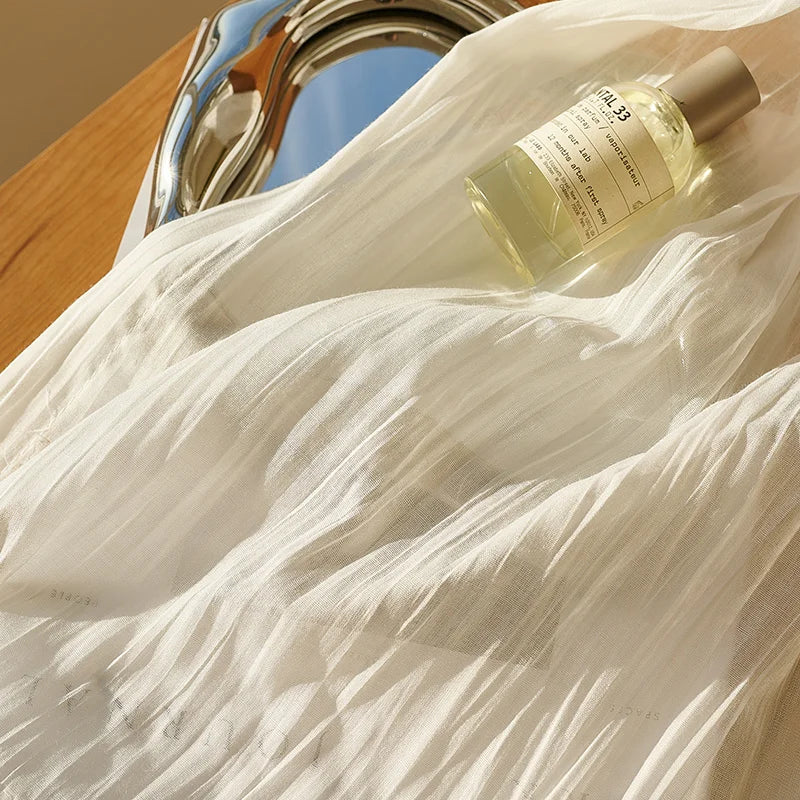 Japanese Linen Translucent Gauze Curtain