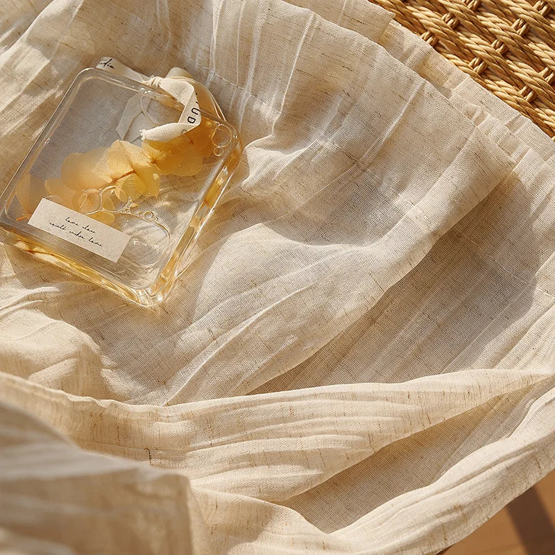 Japanese Linen Translucent Gauze Curtain