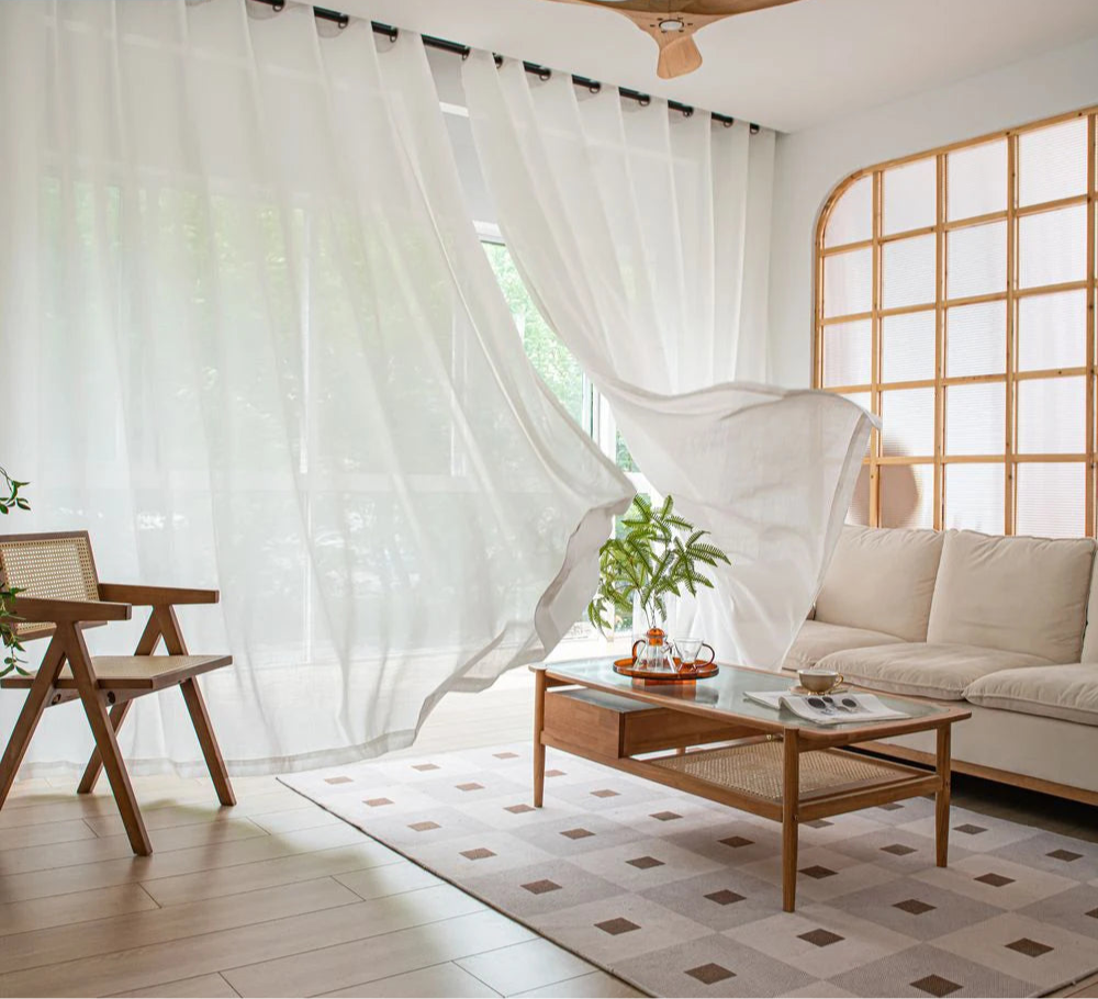 Linen Window Curtains