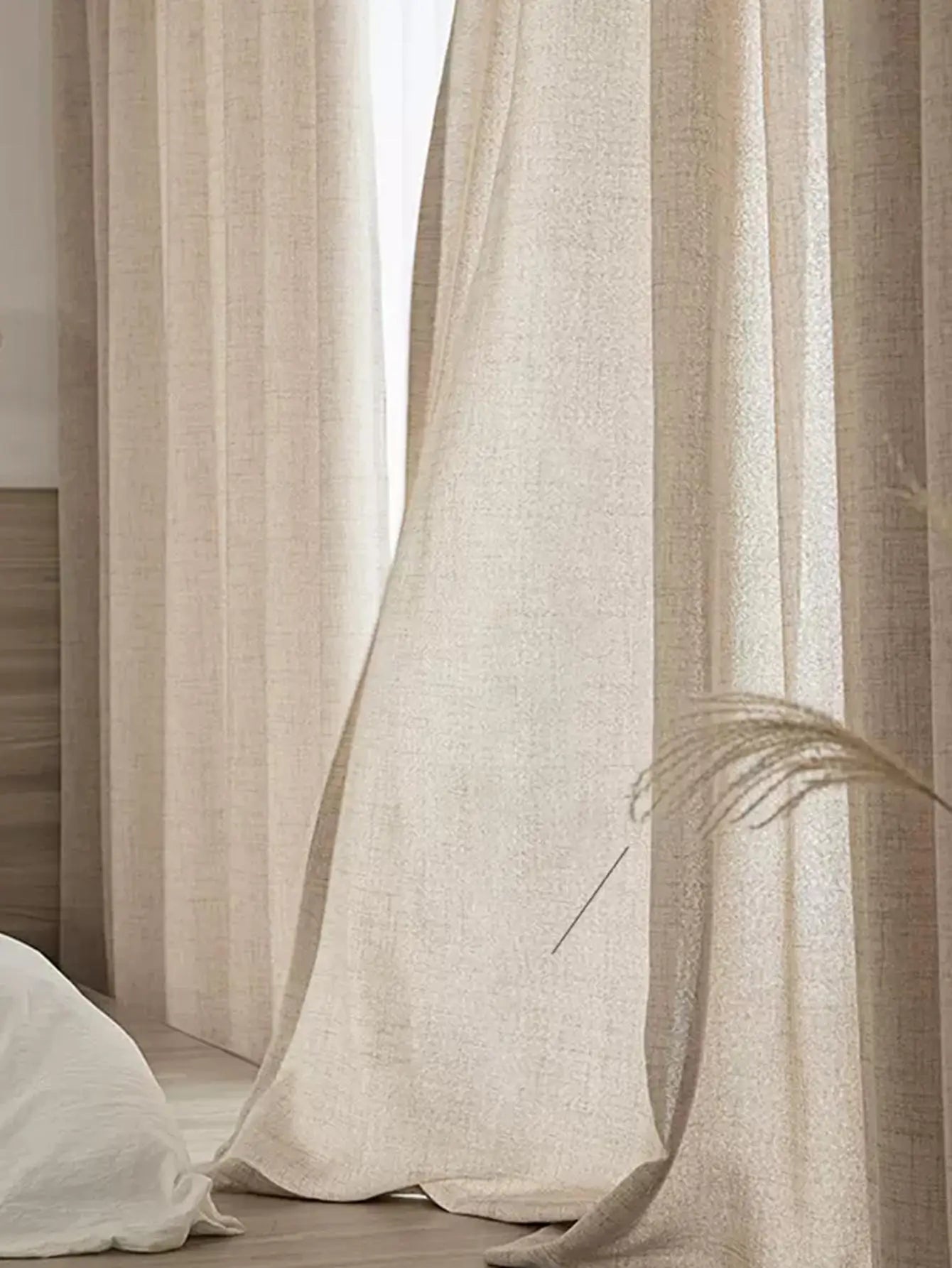 Modern Linen Window Curtain