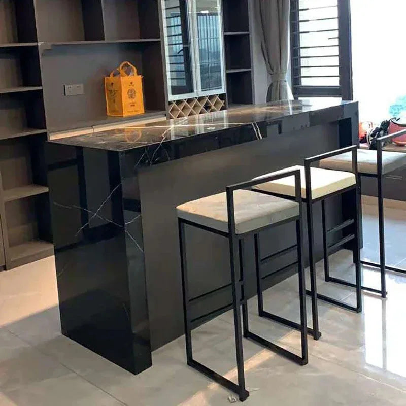 Nordic Wrought Iron Bar Chair