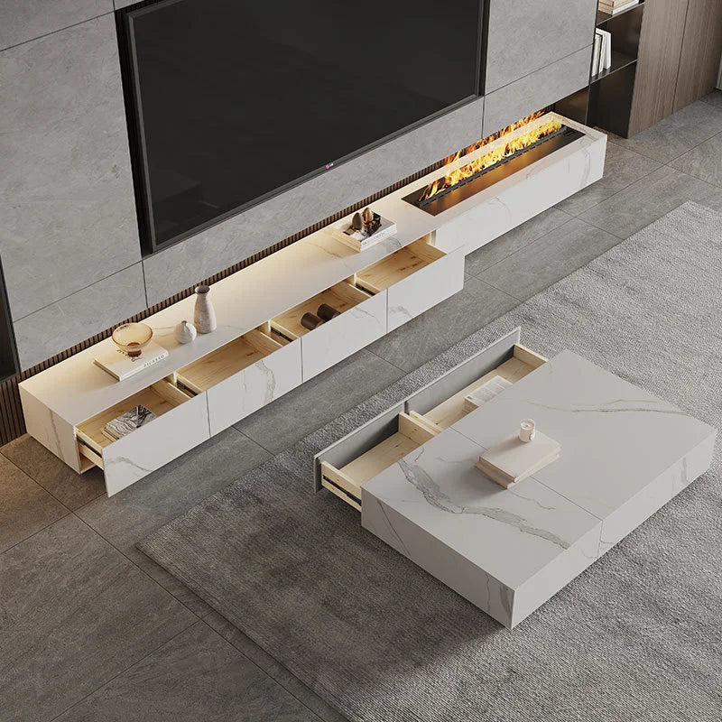 3D Mist Fireplace TV Stand