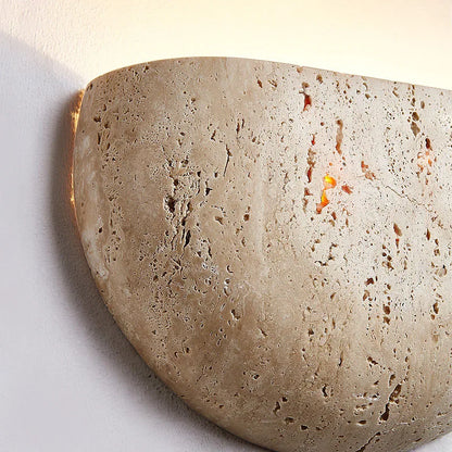 Wabi-sabi Stone Retro Wall Lamp