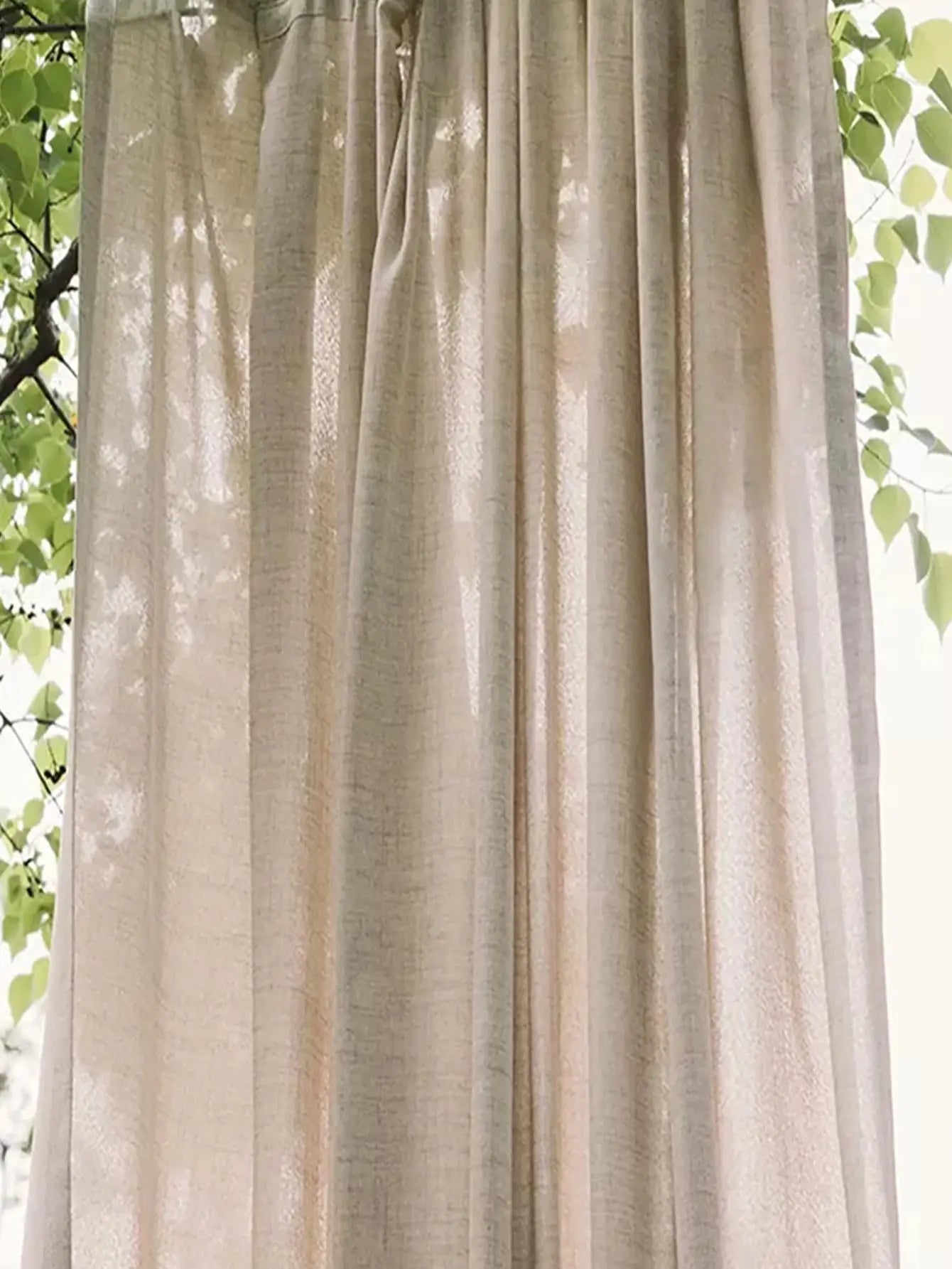 Modern Linen Window Curtain
